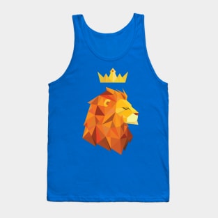 Geometric Lion Tank Top